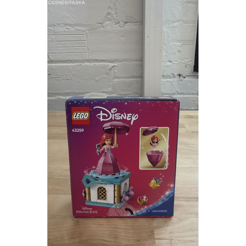 LEGO Disney Princess Twirling Ariel 43259 Little Mermaid Diamond Dress Set NEW